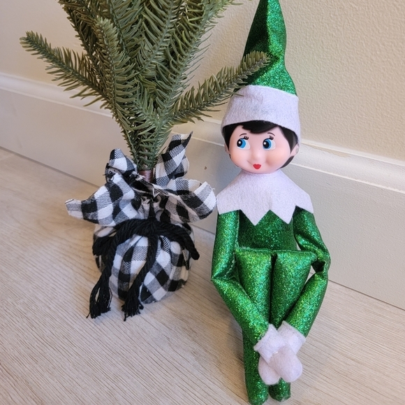 IKEA Holiday Green Elf On A Shelf Green Elf Christmas Elf Holiday